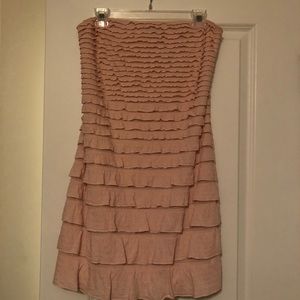 Blush Strapless Dress